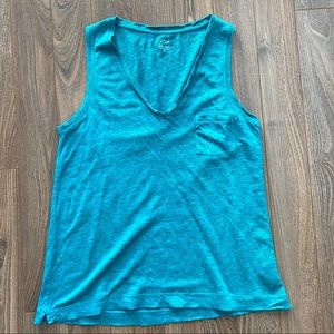 J. Crew linen tank